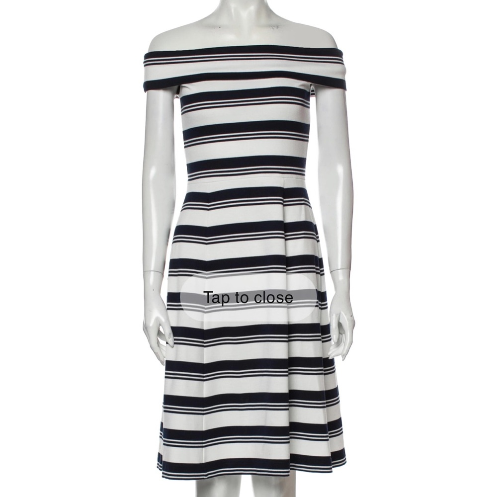 10 Derek Lamb Cosby Striped Dress
